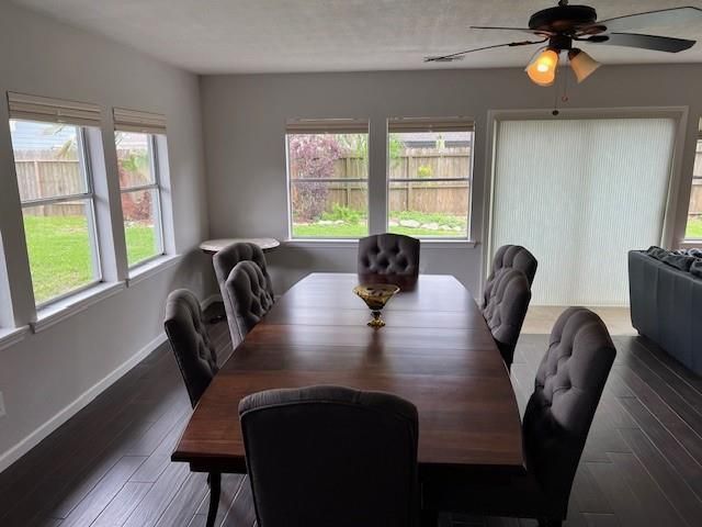 Dining room, Interior, Wood Texture Flooring