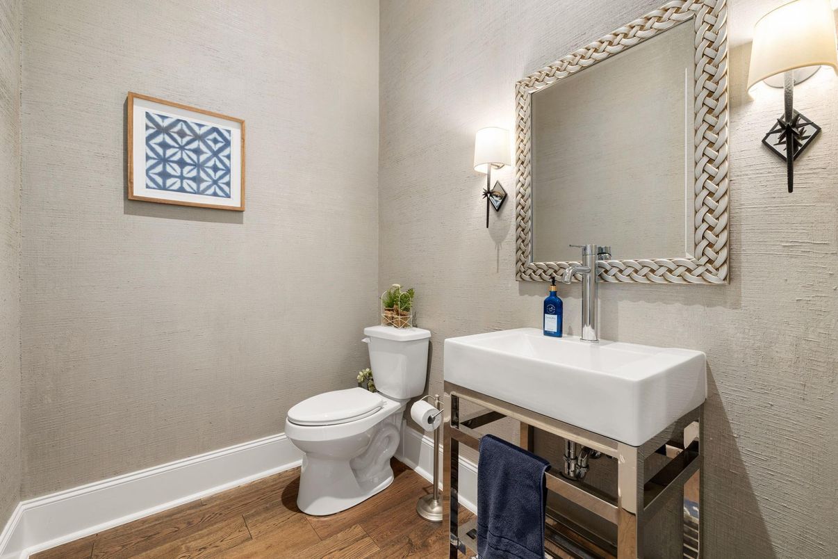 Bathroom, Interior, Wood Texture Flooring
