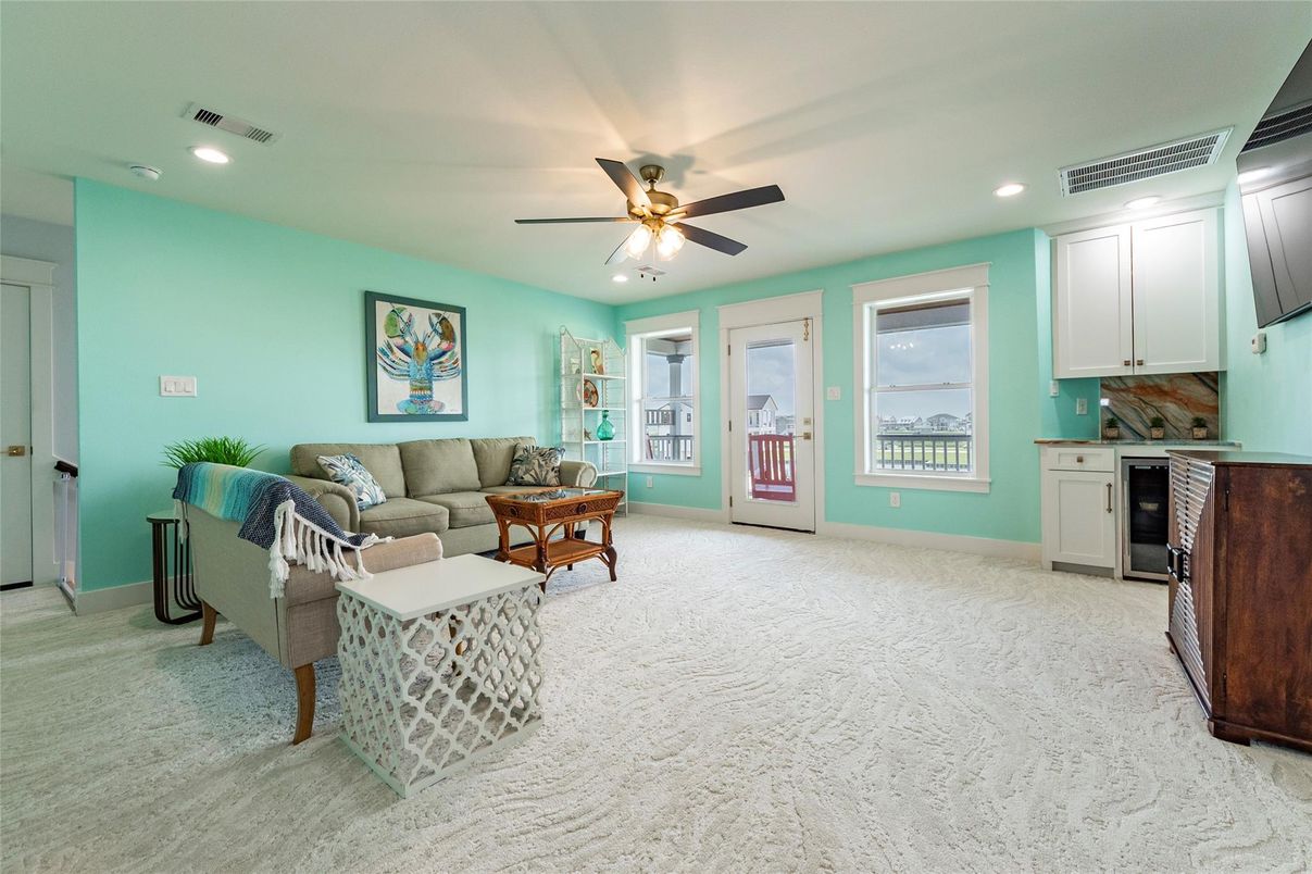 Interior, Living room, Recessed Lighting