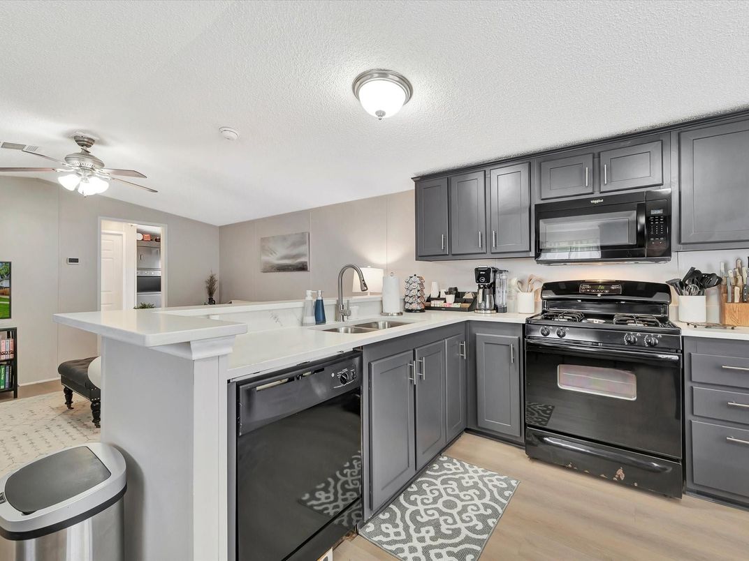Interior, Kitchen, Wood Texture Flooring
