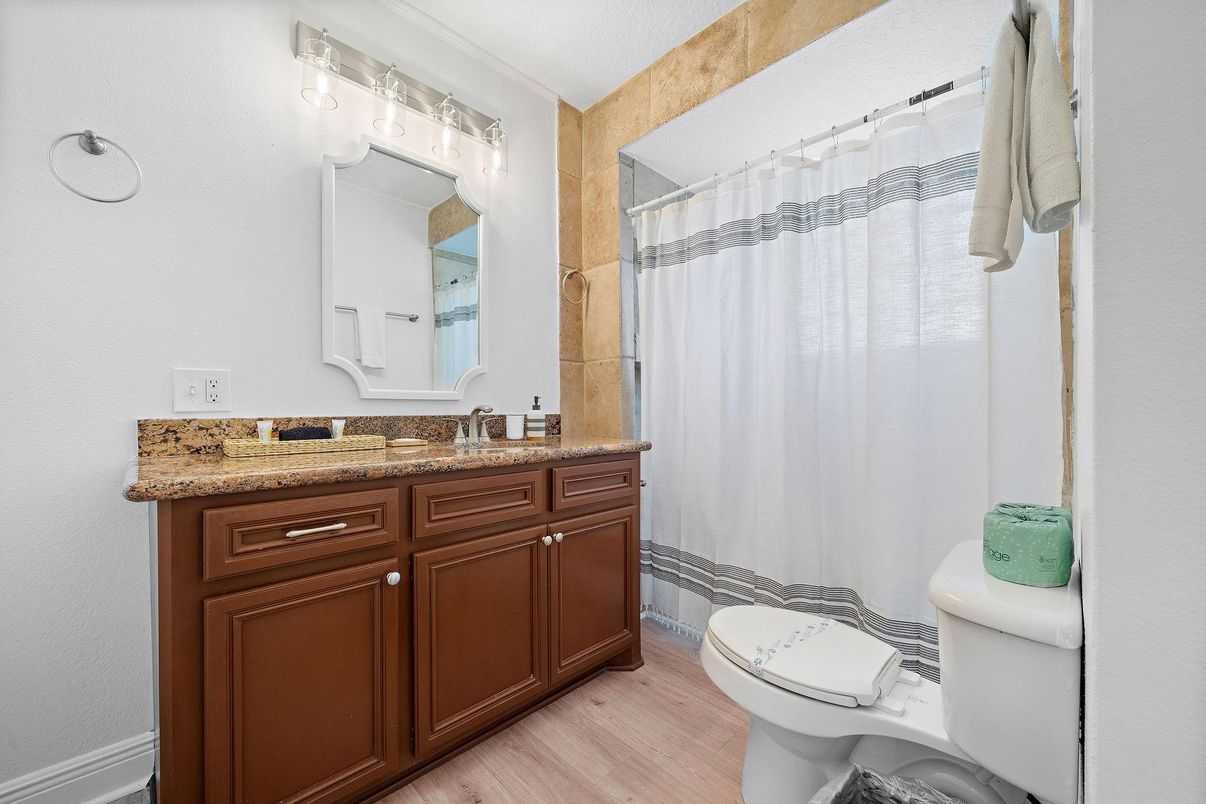 Bathroom, Interior, Wood Texture Flooring