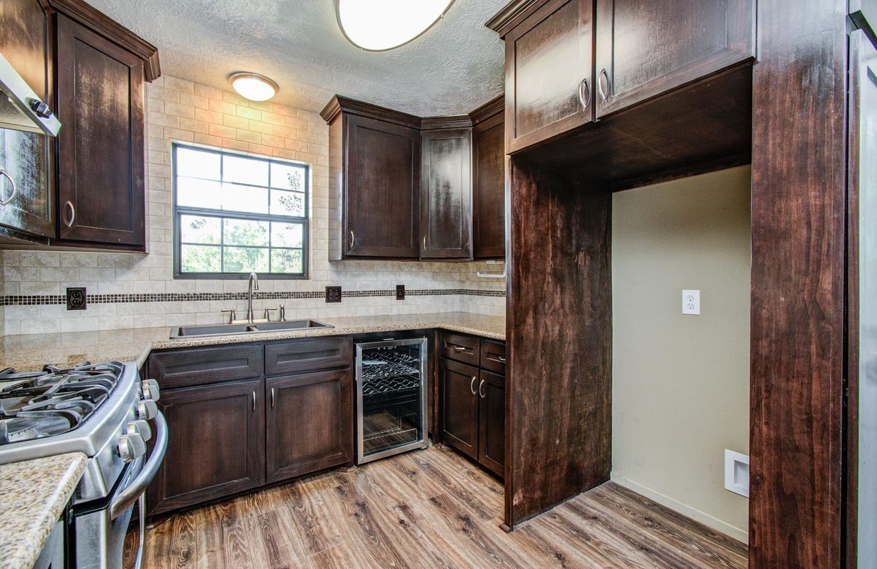 Interior, Kitchen, Wood Texture Flooring