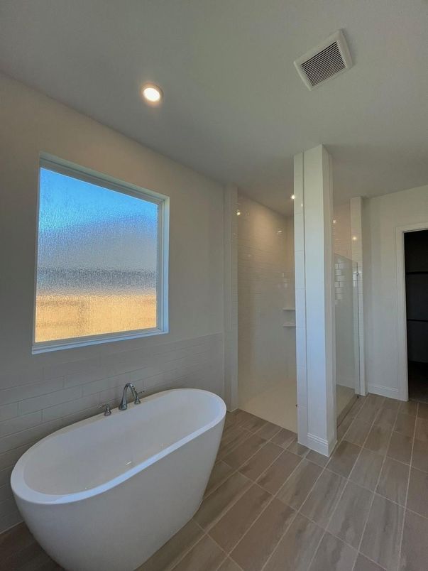 Bathroom, Free Standing Baths, Interior, Recessed Lighting