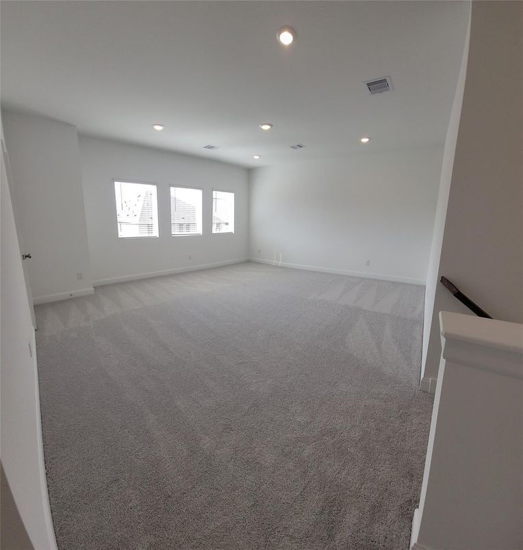 Empty room, Interior, Recessed Lighting