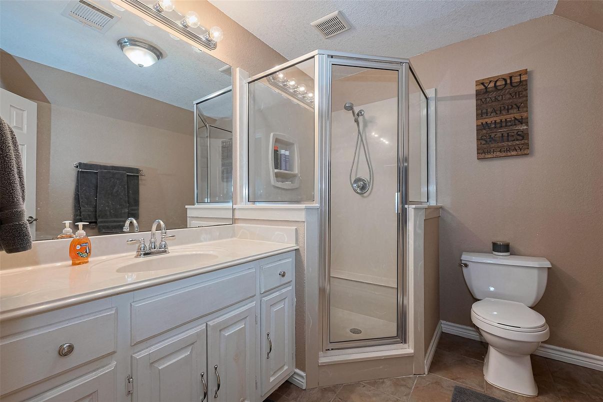 Bathroom, Glass Shower, Interior
