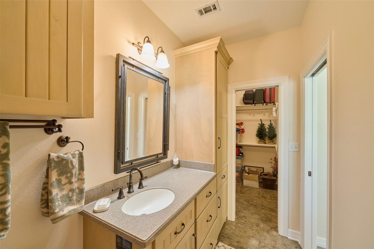 Bathroom, Dual Sink Vanities, Interior, Walk-in Closets