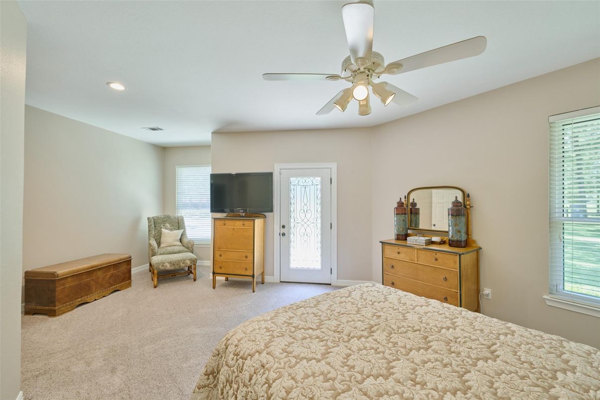 Bedroom, Interior, Recessed Lighting