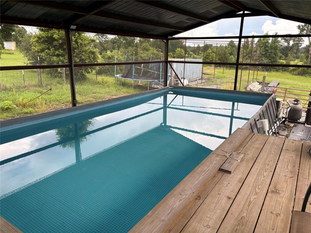Glass Ceilings, Interior, Pool, Sun Room, Wood Texture Flooring