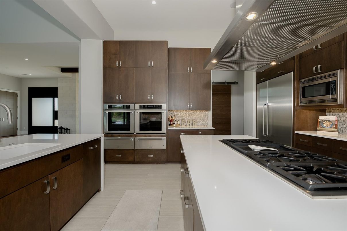 Interior, Kitchen, Recessed Lighting, Stainless Steel Appliances