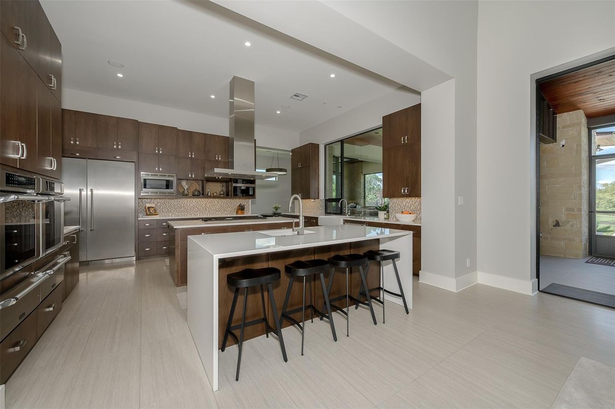 Interior, Kitchen, Recessed Lighting, Stainless Steel Appliances