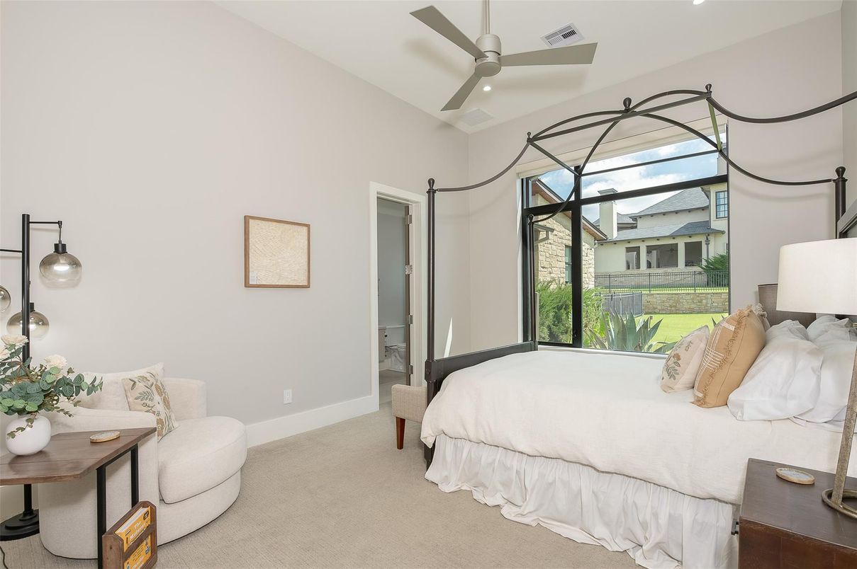 Bedroom, Interior, Recessed Lighting