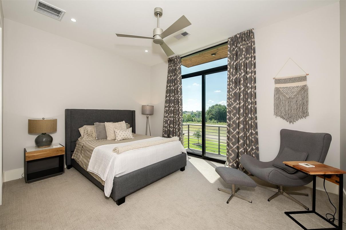 Bedroom, Interior, Recessed Lighting