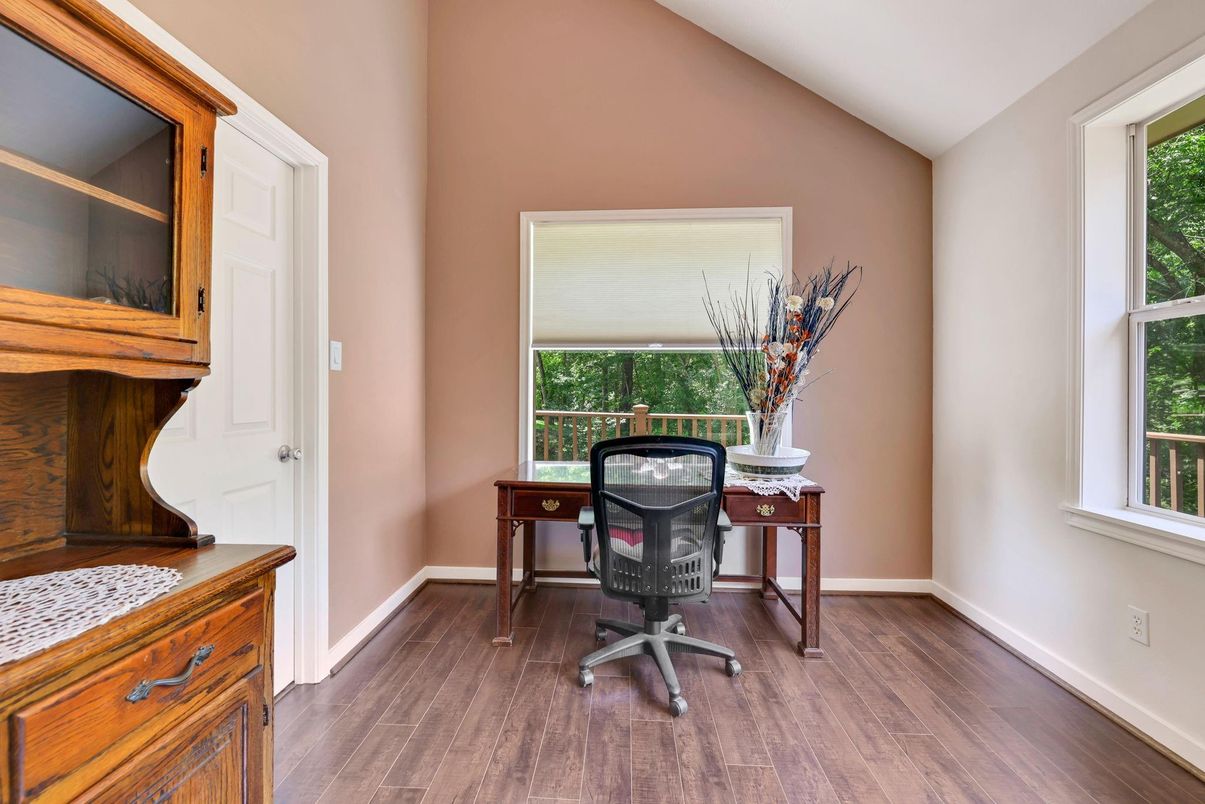 Home Office, Interior, Wood Texture Flooring