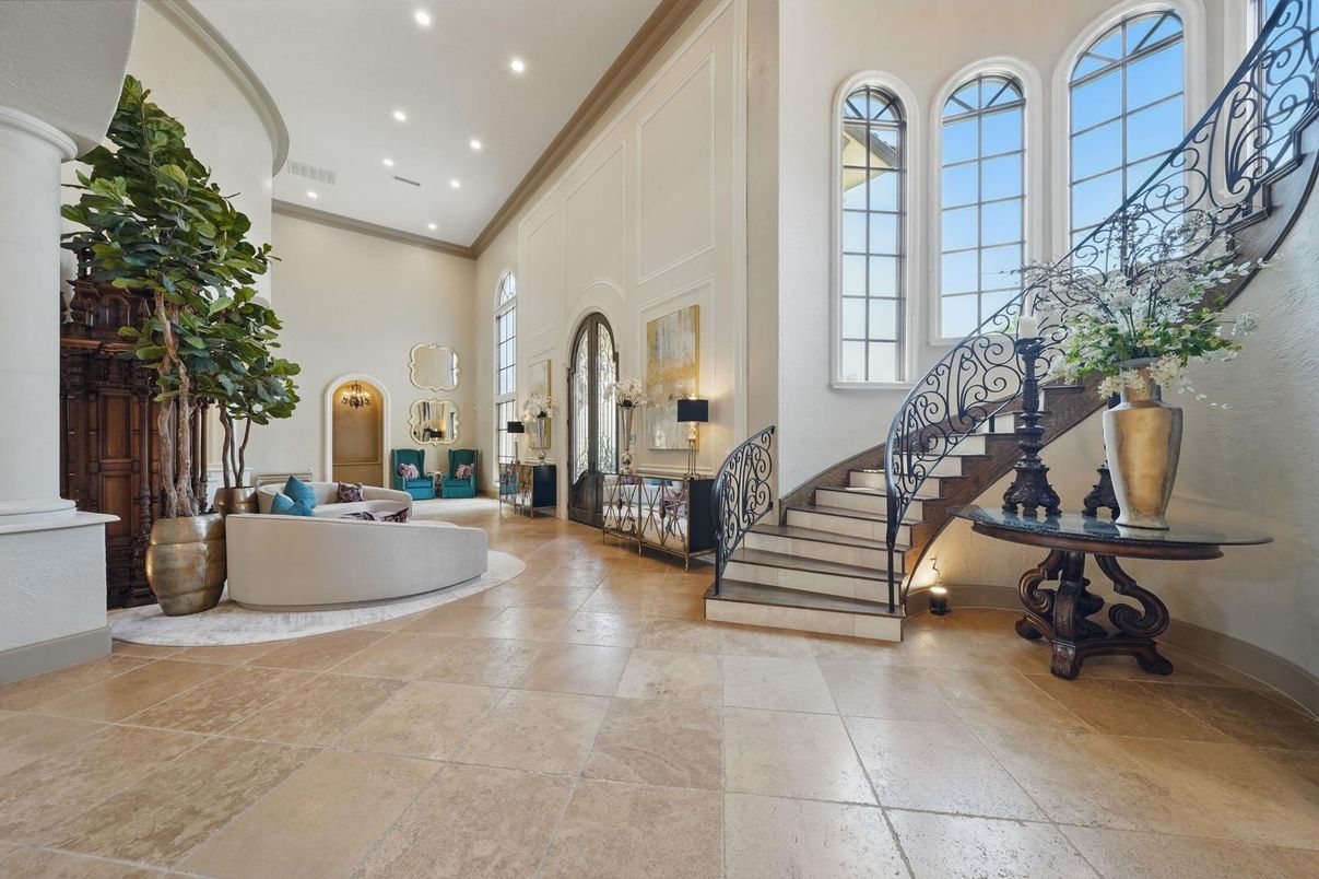 Interior, Living room, Recessed Lighting