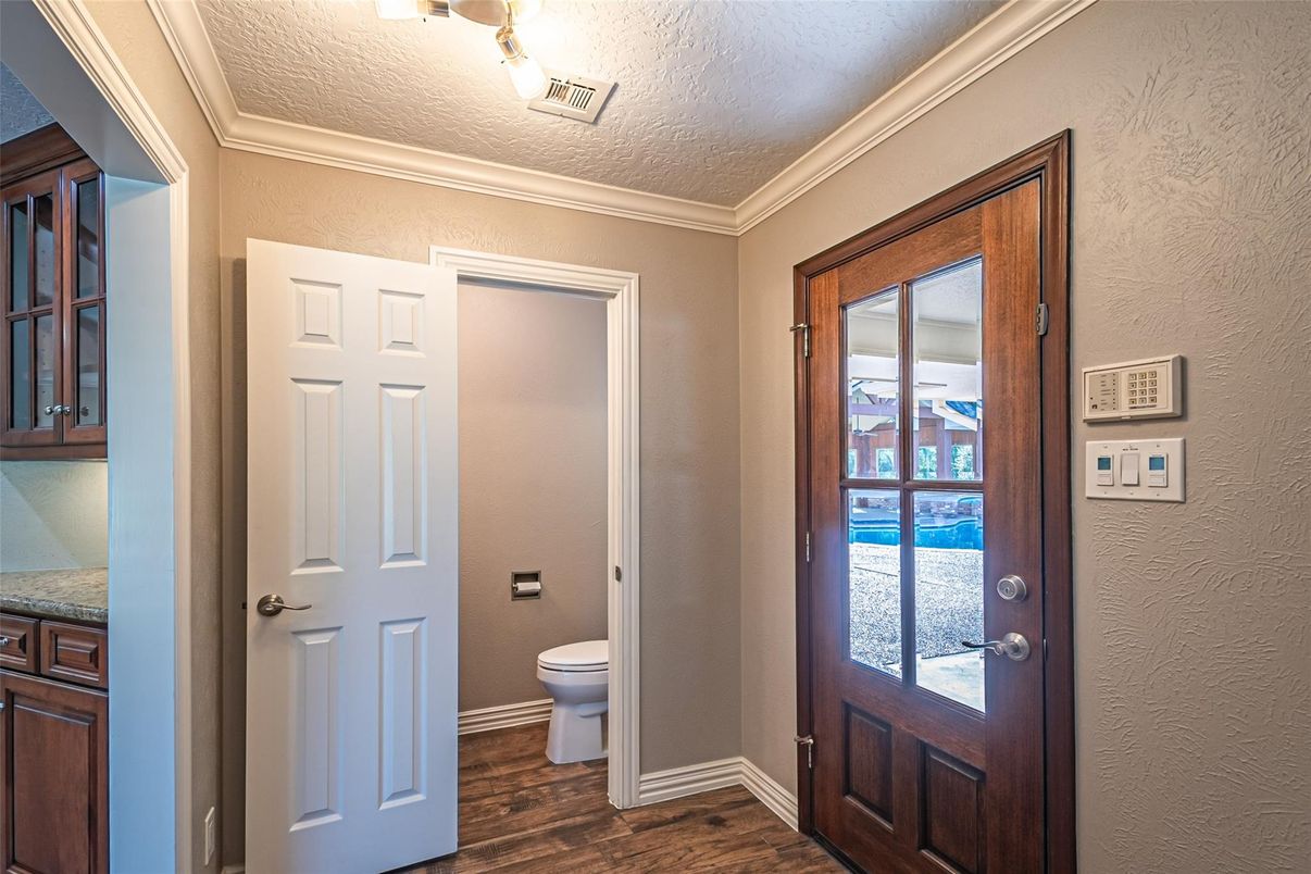 Bathroom, Interior, Wood Texture Flooring