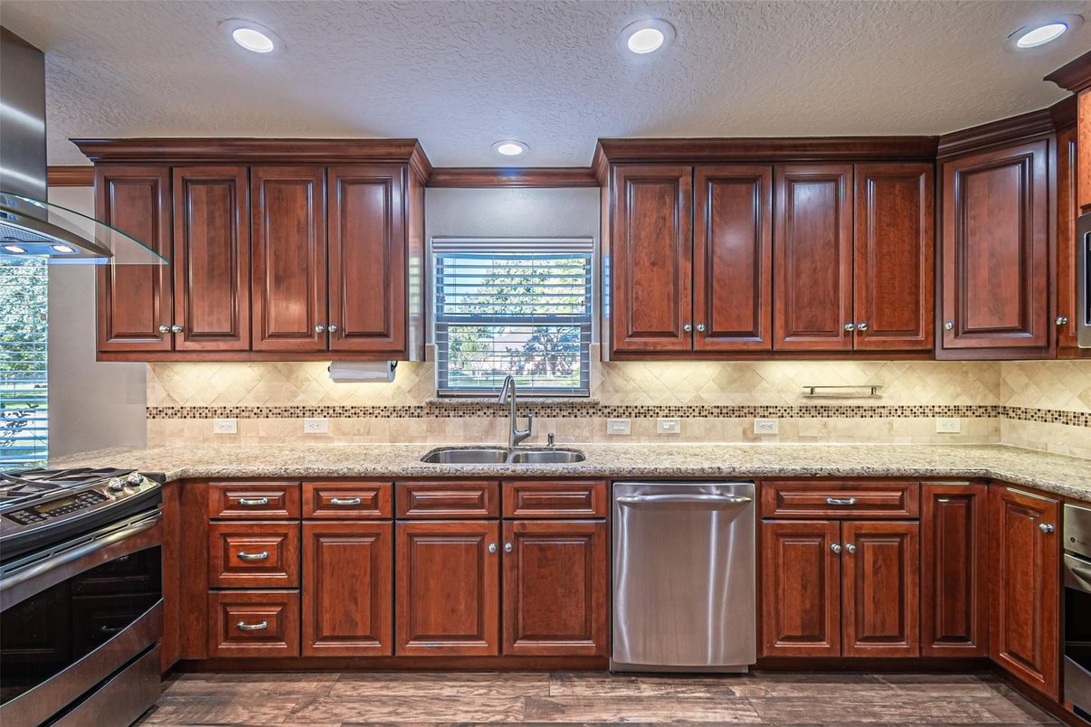 Interior, Kitchen, Recessed Lighting, Stainless Steel Appliances