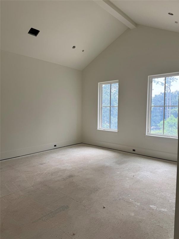 Empty room, Interior, Recessed Lighting