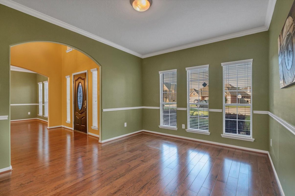 Empty room, Interior, Wood Texture Flooring