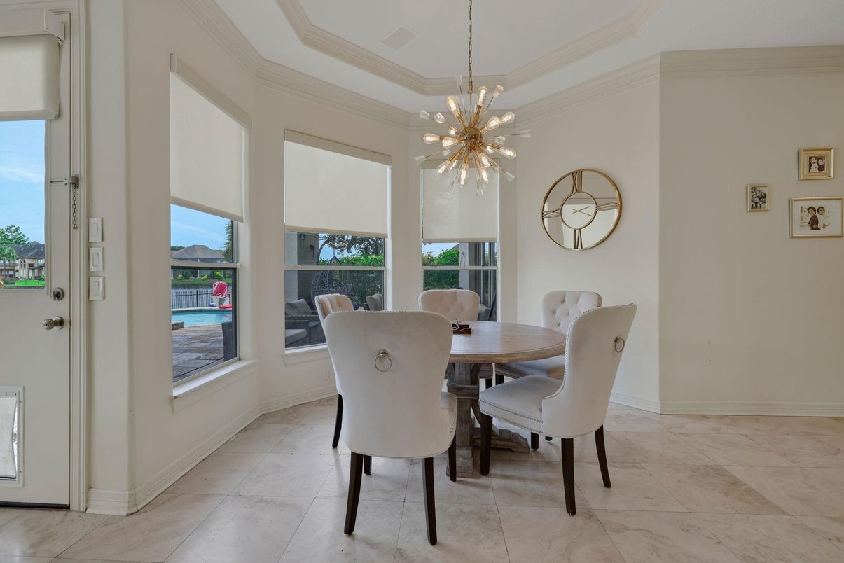Dining room, Interior, Pendant Lights
