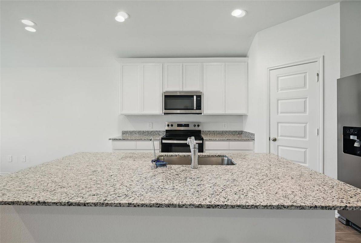 Interior, Kitchen, Recessed Lighting, Stainless Steel Appliances