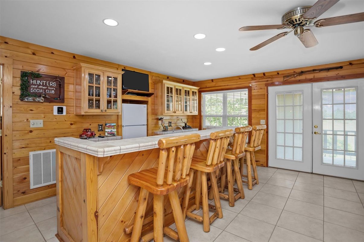 Interior, Recessed Lighting, Wooden Walls