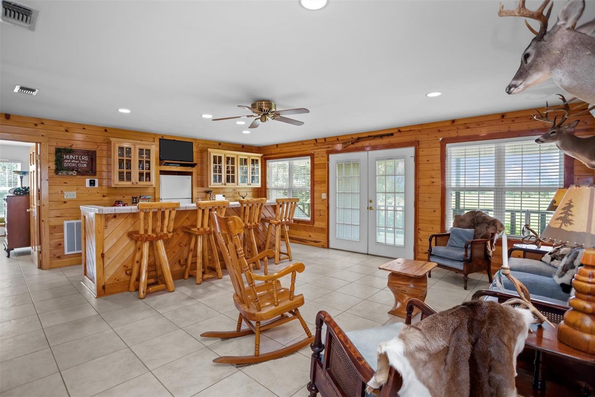 Interior, Recessed Lighting, Wooden Walls