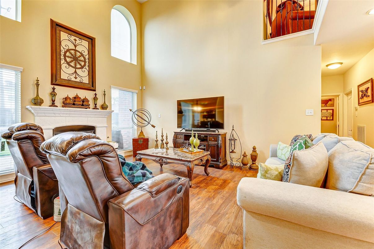 Fireplace, Interior, Living room, Wood Texture Flooring