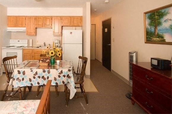 Dining room, Interior, Kitchen, Recessed Lighting