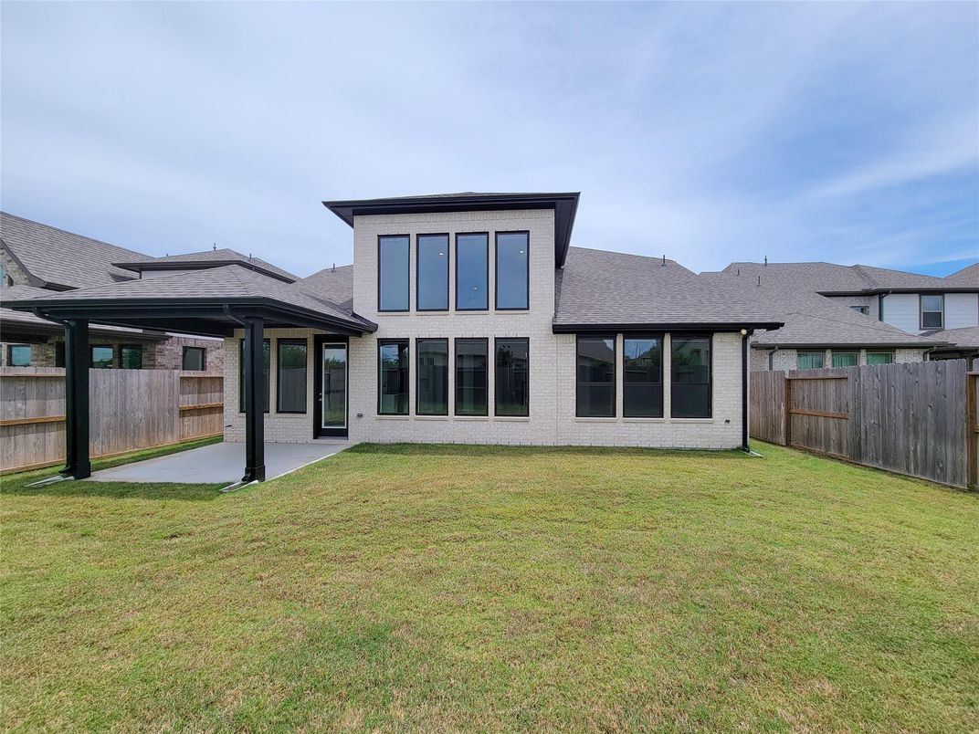 Backyard, Exterior, Facade, Mediterranean