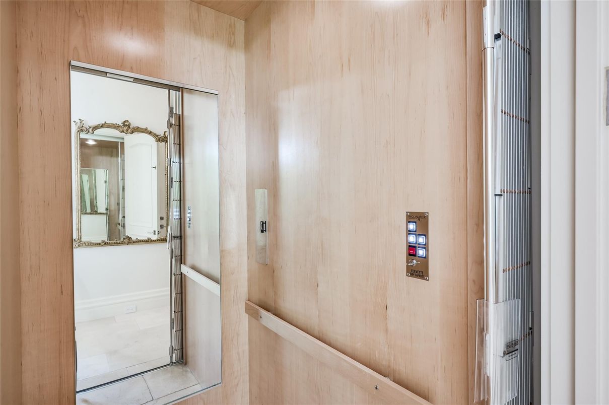 Bathroom, Elevator, Interior, Wooden Walls