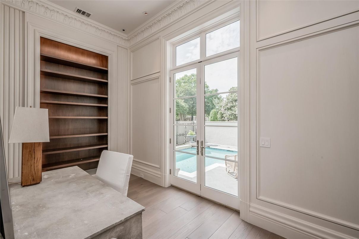 Home Office, Interior, Wood Texture Flooring