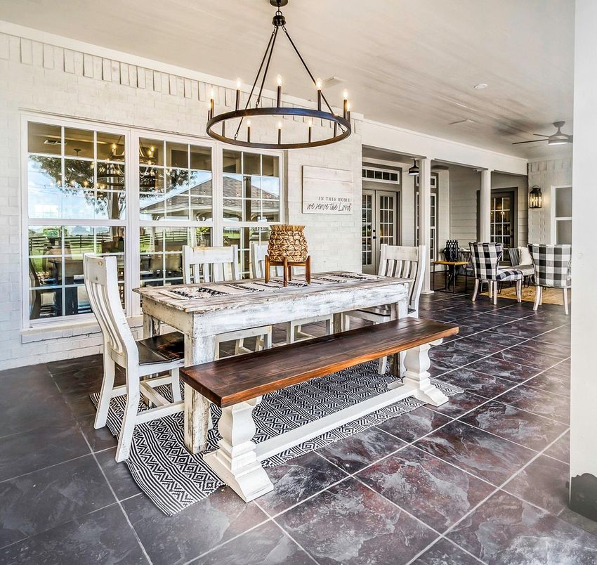 Chandelier, Dining room, Interior
