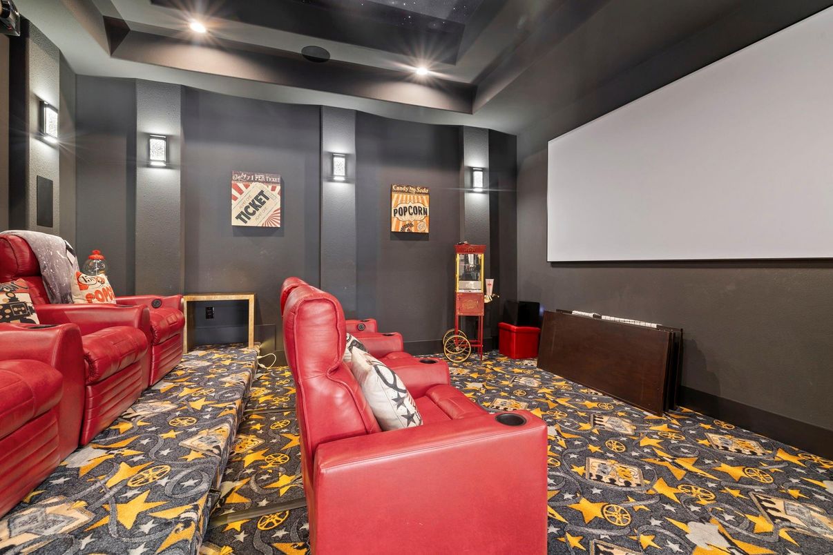 Interior, Recessed Lighting, Theatre Room