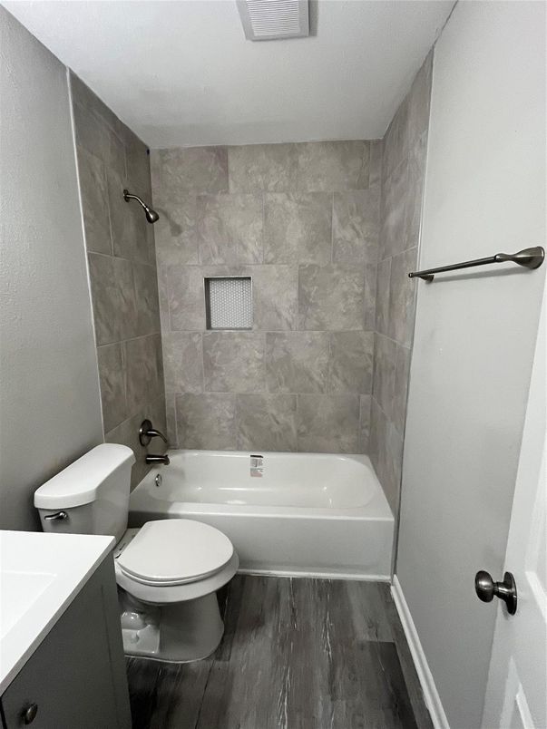 Bathroom, Interior, Wood Texture Flooring