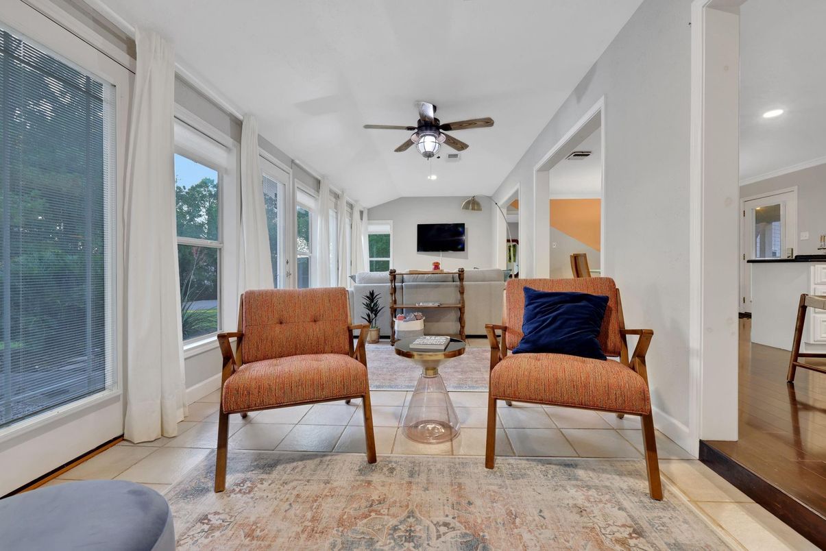 Interior, Living room, Recessed Lighting