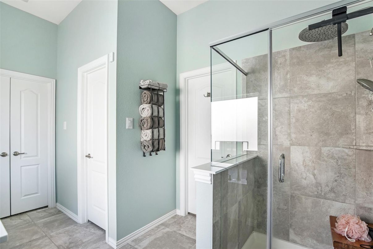 Bathroom, Glass Shower, Interior