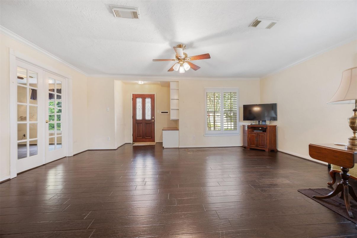 Empty room, Interior, Wood Texture Flooring