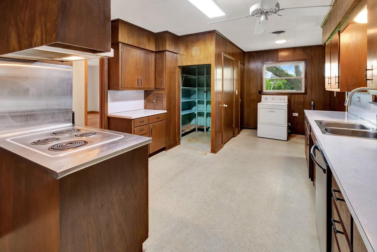 Interior, Kitchen, Wooden Walls