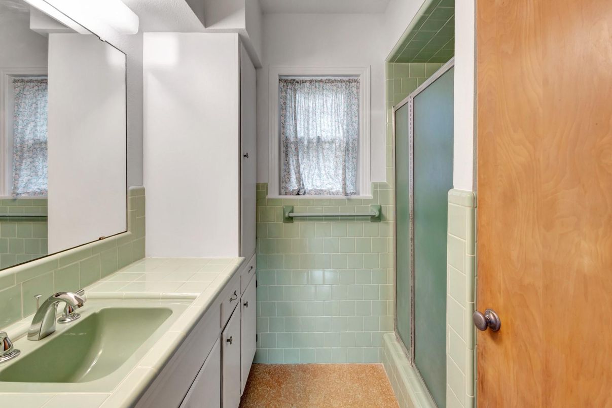 Bathroom, Glass Shower, Interior, Tile Countertops