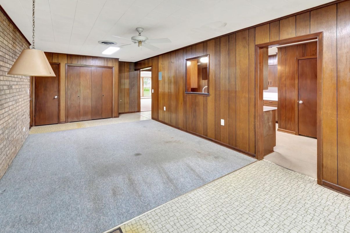 Empty room, Interior, Wooden Walls