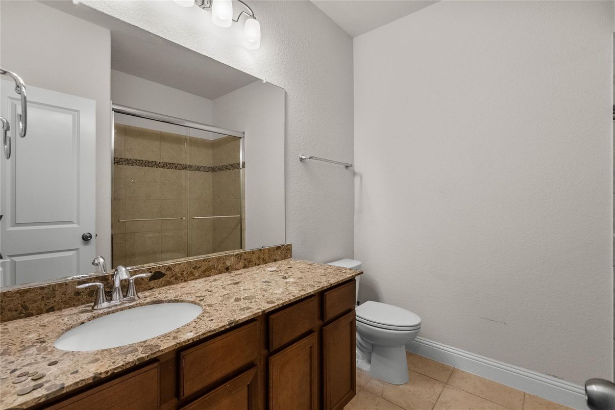 Bathroom, Dual Sink Vanities, Glass Shower, Interior