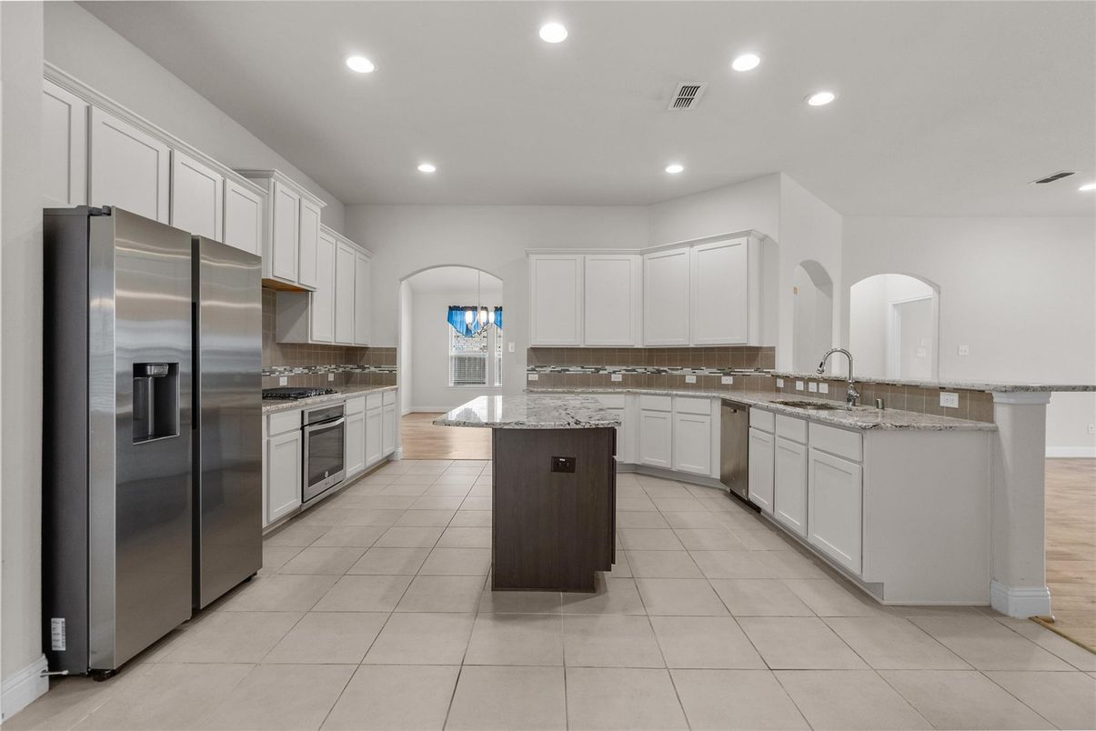 Interior, Kitchen, Recessed Lighting, Stainless Steel Appliances