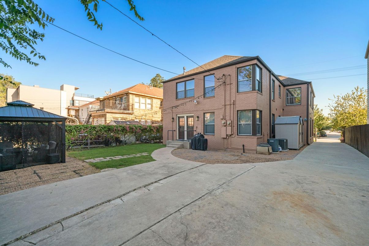 Backyard, Exterior, Facade, Brick Facade, Tudor Revival