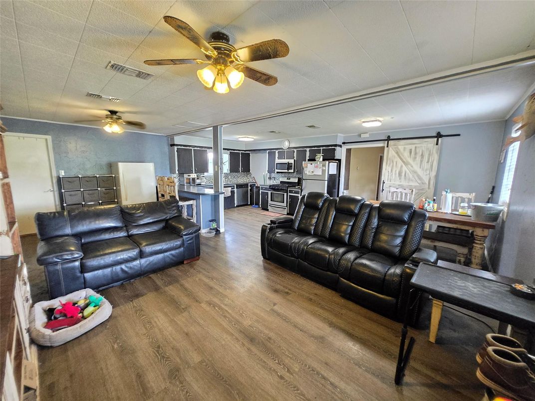 Interior, Kitchen, Living room, Wood Texture Flooring