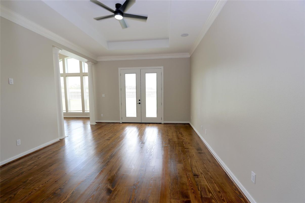 Empty room, Interior, Wood Texture Flooring