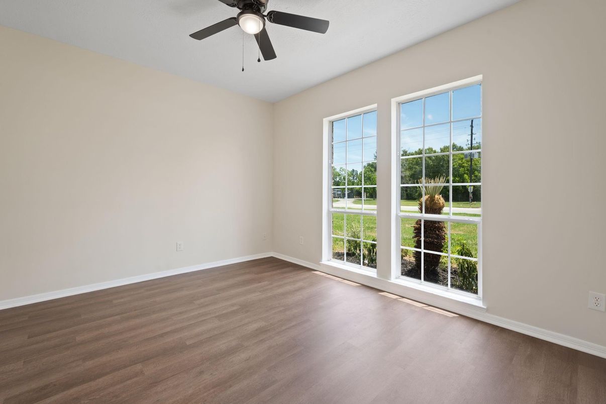 Empty room, Interior, Wood Texture Flooring
