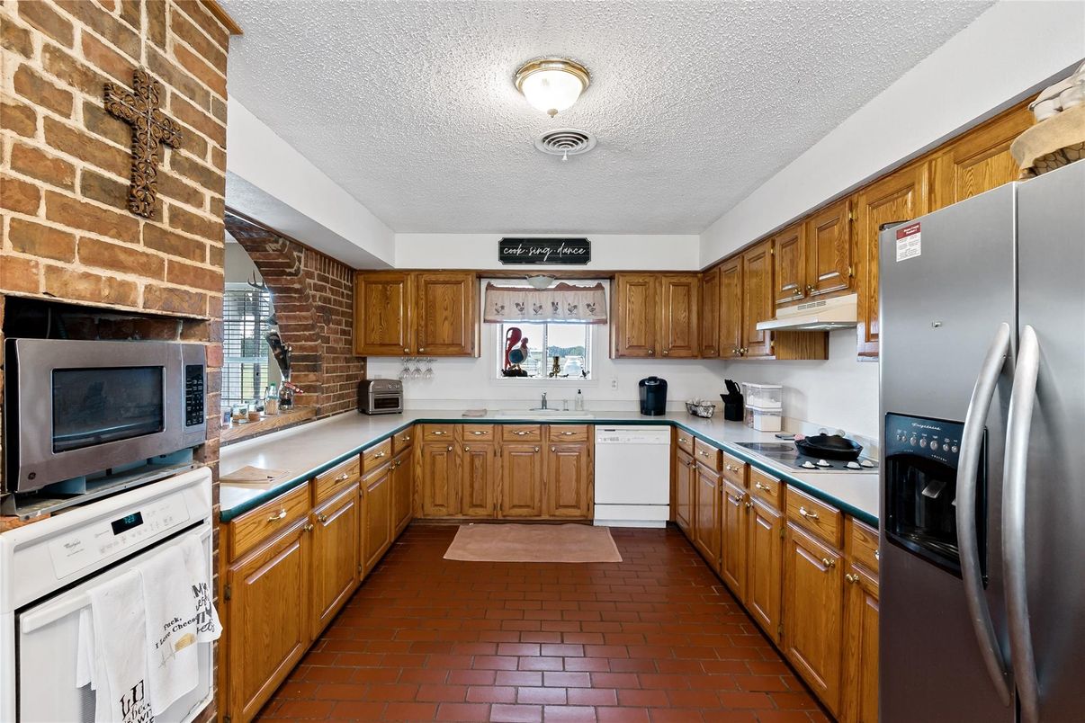 Interior, Kitchen, Stone Walls