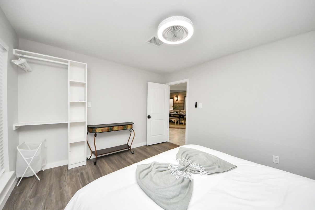 Bedroom, Interior, Wood Texture Flooring