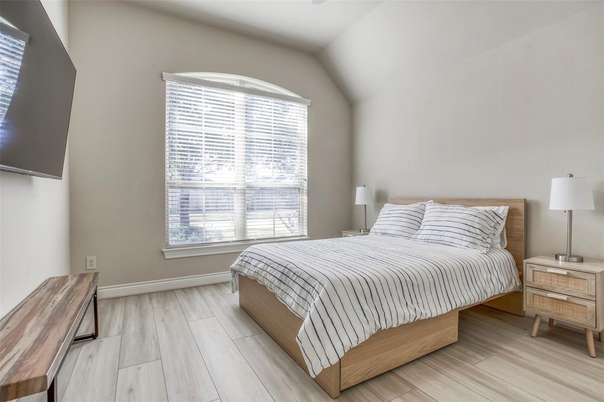Bedroom, Interior, Wood Texture Flooring