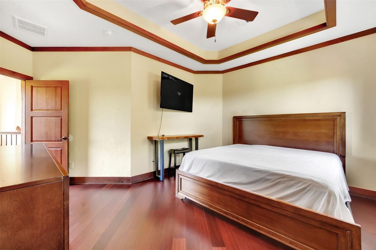 Bedroom, Interior, Wood Texture Flooring